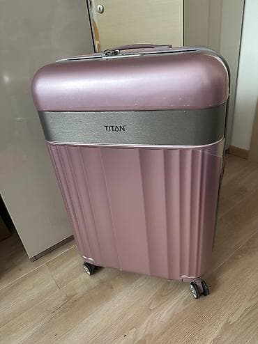deciji koferi za putovanja: TITAN WILD ROSE. Veliki Putni kofer. Veličine L, dimenzije — 6