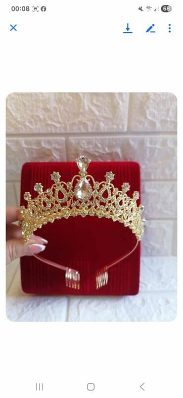 mokasine novi sad: Versace, Set: Crown, Material: Stainless steel, Cubic zirconia — 8