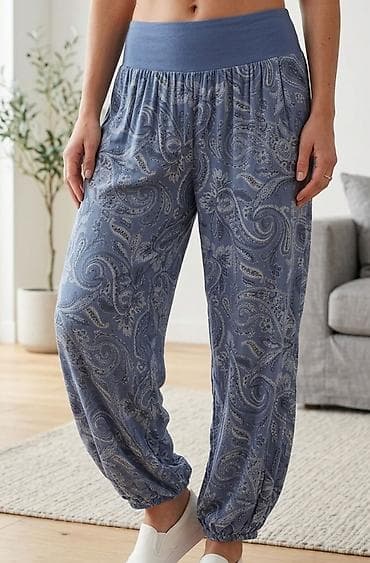 gerry weber pantalone: Ženske ležerne pantalone sa printom - Materijal: lagana, meka tkanina — 1