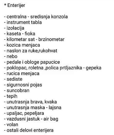 NEBO VOLAN KVAKE TAPACIR SAT ZA CITROEN XSARA PICASSO - 20HDI 66KW | — 3