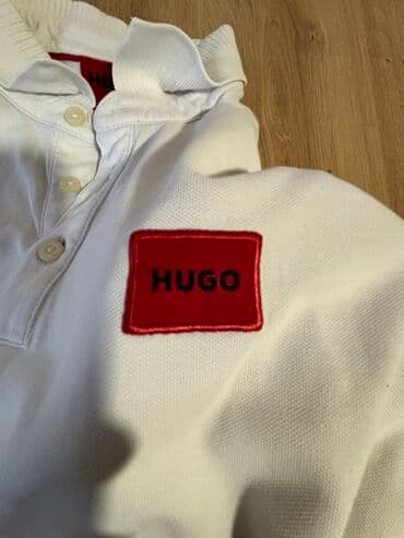 haljine sečene ispod grudi: HUGO muška polo majica – Slim Fit - Boja: bela - Kroj: slim fit — 4