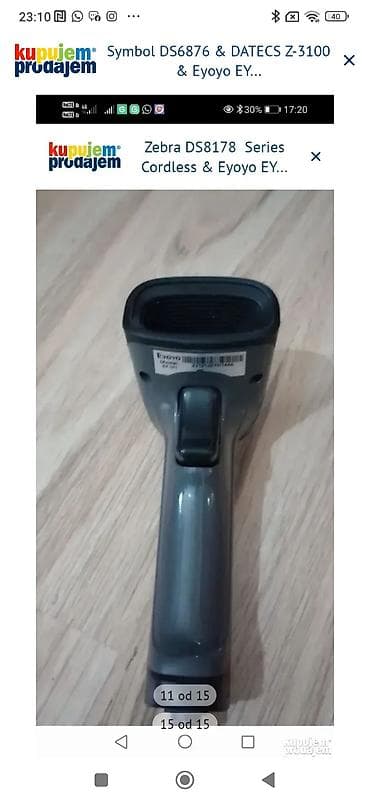 radijatori na prodaju: Ručni skener barkodova – Zebra DS8178 Series (cordless) + USB kabl — 2