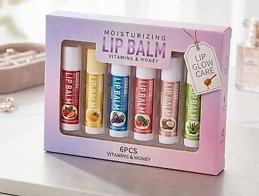 Set hidratantnih balzama za usne – Vitamins & Honey, Lip Glow Care