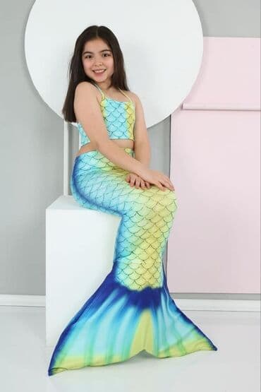 kupaci donji delovi: Trodelni sirena kupaći do 12 godina - 2800 din — 5