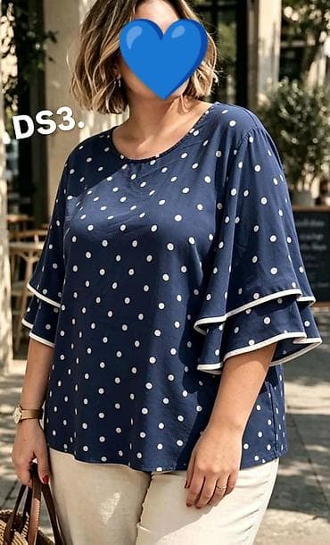 majci: Majica/tunika za punije
2XL 3XL 4XL
Cena : 2350 dinara 👜 — 2