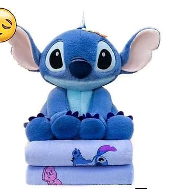 vodene igracke za decu: Plišano ćebe i igračka STITCH U kompletu dolazi mekano ćebe i igracka — 3