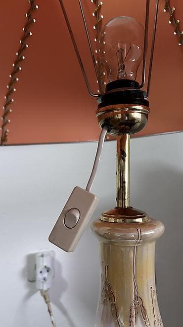 delizio kapsule za kafu: Podna stara lampa,retro estetika sa abažurom klasičnog — 3