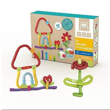 vrste sobnog cveca slike i nazivi: EurekaKids plastične vijuga kockice – 3D Building Stick-Garden - — 1
