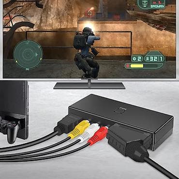 xbox slusalice: HDMI konverter/prekidač sa SCART i RCA ulazima – HDMI izlaz — 4
