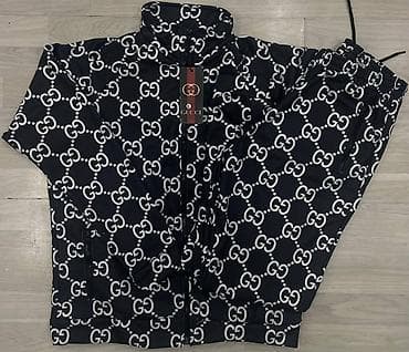 Sweaters: Set, S, Gucci, color - Black, Polyester — 6