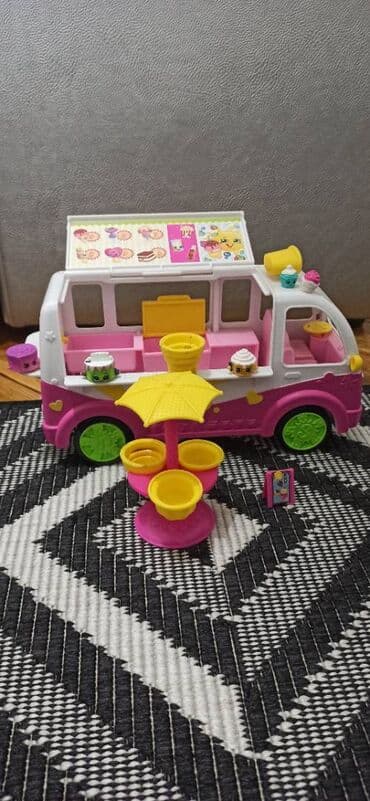 veliki dinosaurus igracka: Shopkins autobus sa figuricama — 1
