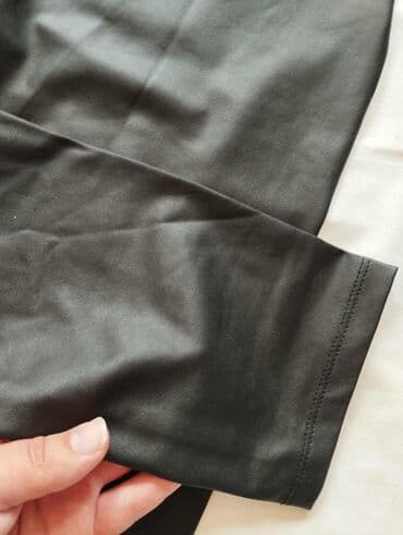 novi pazar kozne jakne: M, Veštačka koža, bоја - Crna, Jednobojni — 3