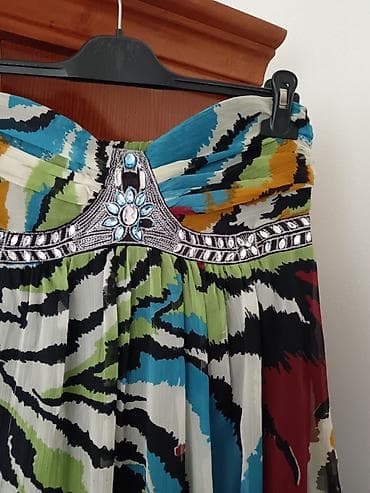 nis butici haljine: Love Peach haljina bez bretela, duga, model 14 (etiketa). - Kroj — 2