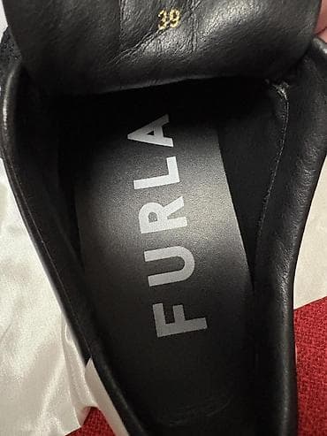 puma crne patike: Furla kožne patike, model sa kontrastnim detaljima - Brend: Furla - — 4