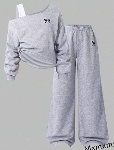 nike command grey: Ženski komplet trenerke – duks + pantalone širokih nogavica 2700din S — 3