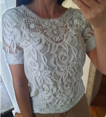 guess papuce 2024: Mango, XS (EU 34), Viskoza, bоја - Bela — 1