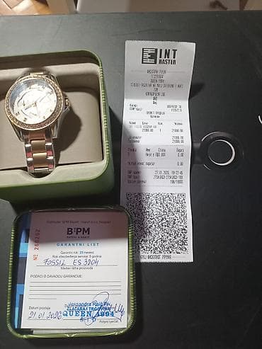 breitling sat cena: Fossil ženski ručni sat – model ES3204 - Kućište okruglo, nerđajući — 3