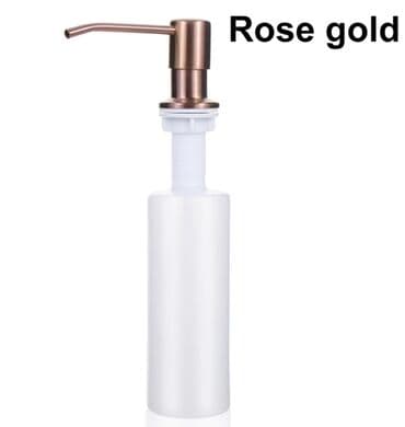 Dozator za sudoper u boji rozog zlata ili na fazon bakarne unale je od