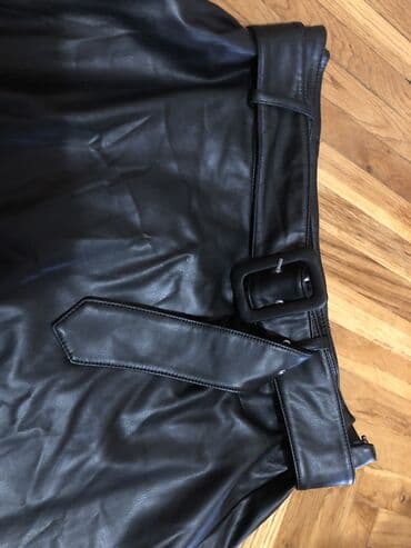 crna uska suknja: L, Midi, bоја - Crna — 2