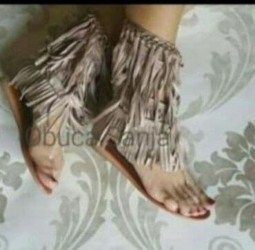 krznene papuce: Fashion slippers, 38 — 4