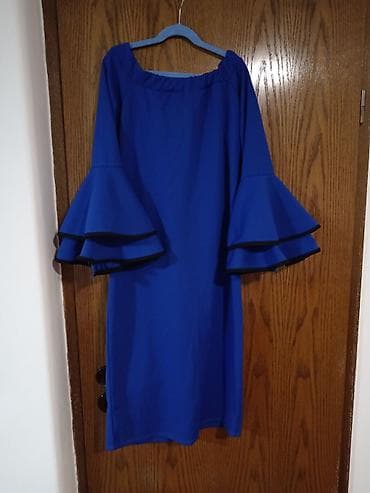 Blazers: M, color - Blue, Oversize, Long sleeves — 2