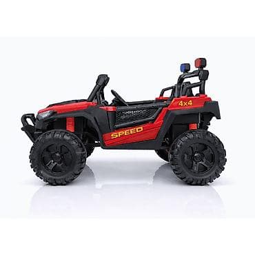 legendarni kamioni br 22: Veliki Dečiji Dvosed UTV Off-Road Beast 4x4 – Crveni (SM-26204C-290) — 4