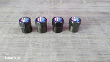 Tuning oprema: Univerzalne metalne ventil kapice sa logom alfa romeo. Ukrasite vaš — 5