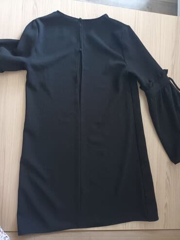 haljine secene ispod grudi: S (EU 36), color - Black, Cocktail, Long sleeves — 2