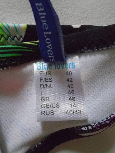ljubicasti kupaci: Veoma lep kupaći kostim Blue lovers, veličine 40 — 4