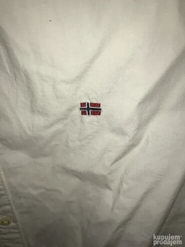 Venčanice i aksesoari: Original NAPAPIJRI kosulja M PRAKTICNO NOVA 100% cotton Ramena 46cm — 3
