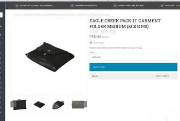 deciji koferi kengur: *** AKCIJA *** #0904 FOLDER ZA GARDEROBU Eagle Creek Pack-It Folder; — 9