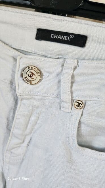 letnje sarene pantalone: 26, Teksas, Normalan struk, Skinny — 5