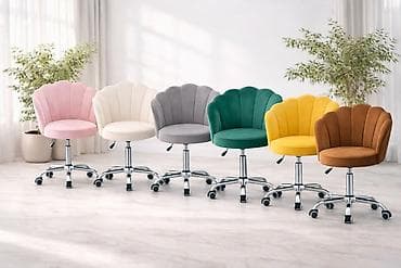 Kuhinjski nameštaj: Stolica za salon CVET Okretna kancelarijska stolica presvučena — 1
