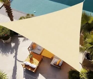 paviljon forma ideale: IBIZA tenda za dvoriste, tenda za terase, trougao, platno Trouglasta — 5