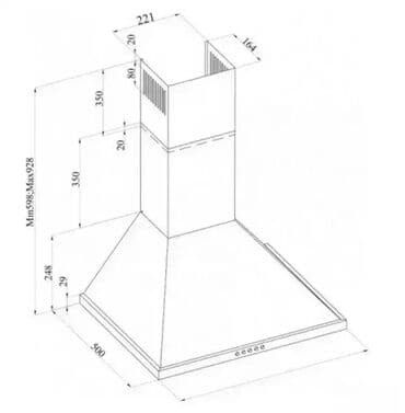 Mikrotalasne rerne: Specifikacija: Proizvođač: Davoline Širina: 59,8 cm Boja: CRNA Broj — 2