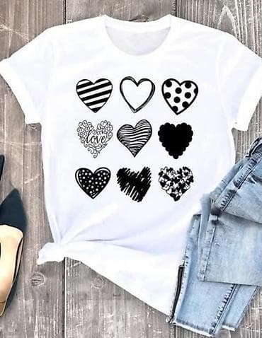 Women's T-shirts and tops: Majice sa printom,više motiva,u leopard dezenu. Boja osnove: bela — 10