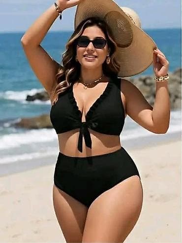 tanga kupaci: Jednodelni i dvodelni ženski kupaći kostimi – plus size modeli - — 10