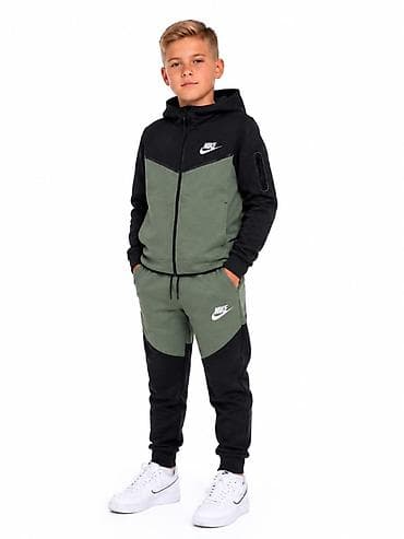 crveni tech fleece: Nike dečija trenerka za dečake NOVO Novo Pamuk Veličine 10 12 14 16 — 2