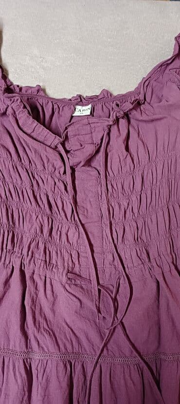 jeftine svecane haljine beograd: XL (EU 42), color - Purple, Short sleeves — 4