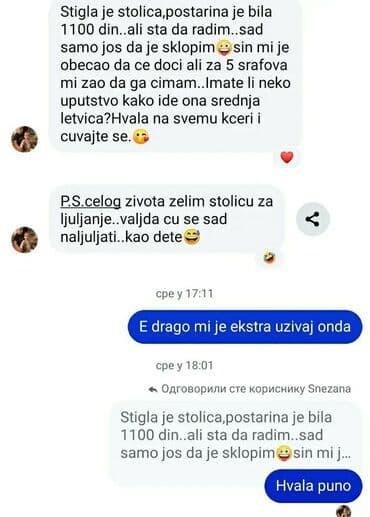 zajecarsko set za rostilj: Set baštenskih stolica, Metal, bоја - Šareno, Novo — 5