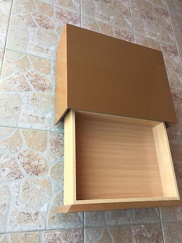 milojević nameštaj: Moderan noćni stočić sa fiokom - Dizajn: minimalistički kubus sa — 5