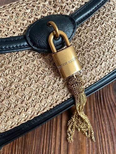 catwalk torbe: Steve Madden torbica – pleteni model sa kožnim detaljima - Materijal — 8