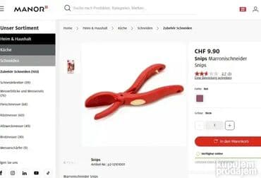 polovni kazani za rakiju: *** AKCIJA *** #0524 Seckalica za kesten "Snips"; **Kao NOVO — 4