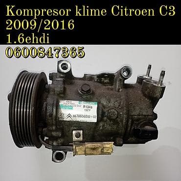 reflektujuce nalepnice: Kompresor klime za Citroën C3 - Kompatibilnost: Citroën C3, godišta — 1