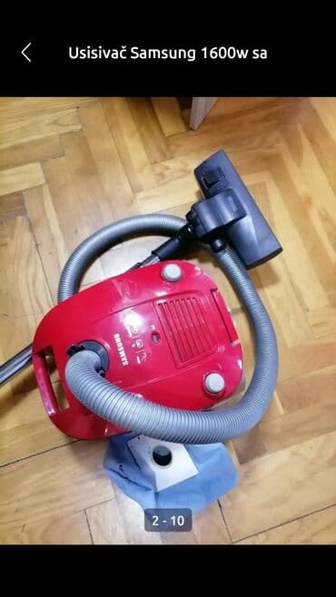 lalafo samsung: Usisivač Samsung 1600w sa platnenom vrećom
Ispravan dobar
 Mirjevo — 2