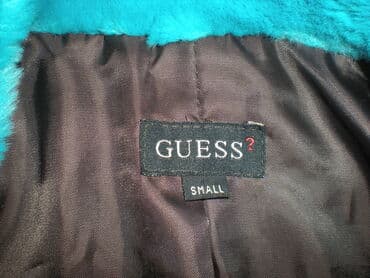 haljine secene ispod grudi: S (EU 36), With lining, Faux fur, color - Light blue — 2