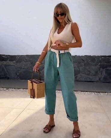 kompleti prsluk i pantalone: Visok struk, Kilote — 3