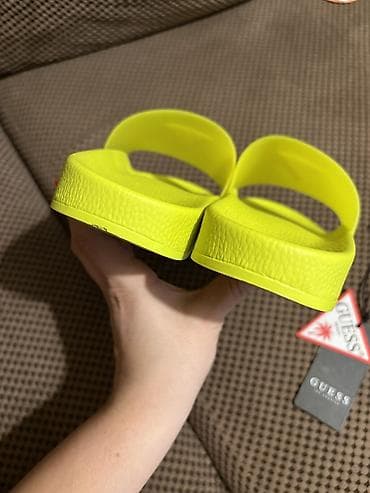 baletanke sa platformom: Papuče 38, bоја - Žuta — 4