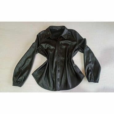 zara bluze 2022: Zara, S (EU 36), Jednobojni, bоја - Crna — 5