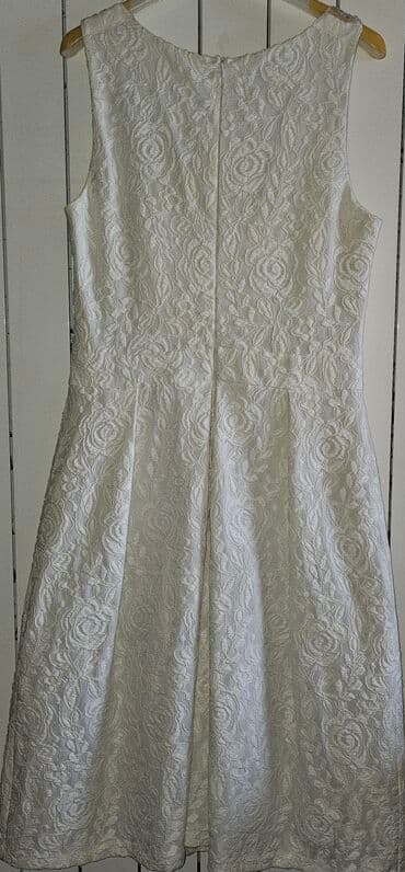 h m haljine za devojcice: M (EU 38), color - White, Evening, Other sleeves — 2